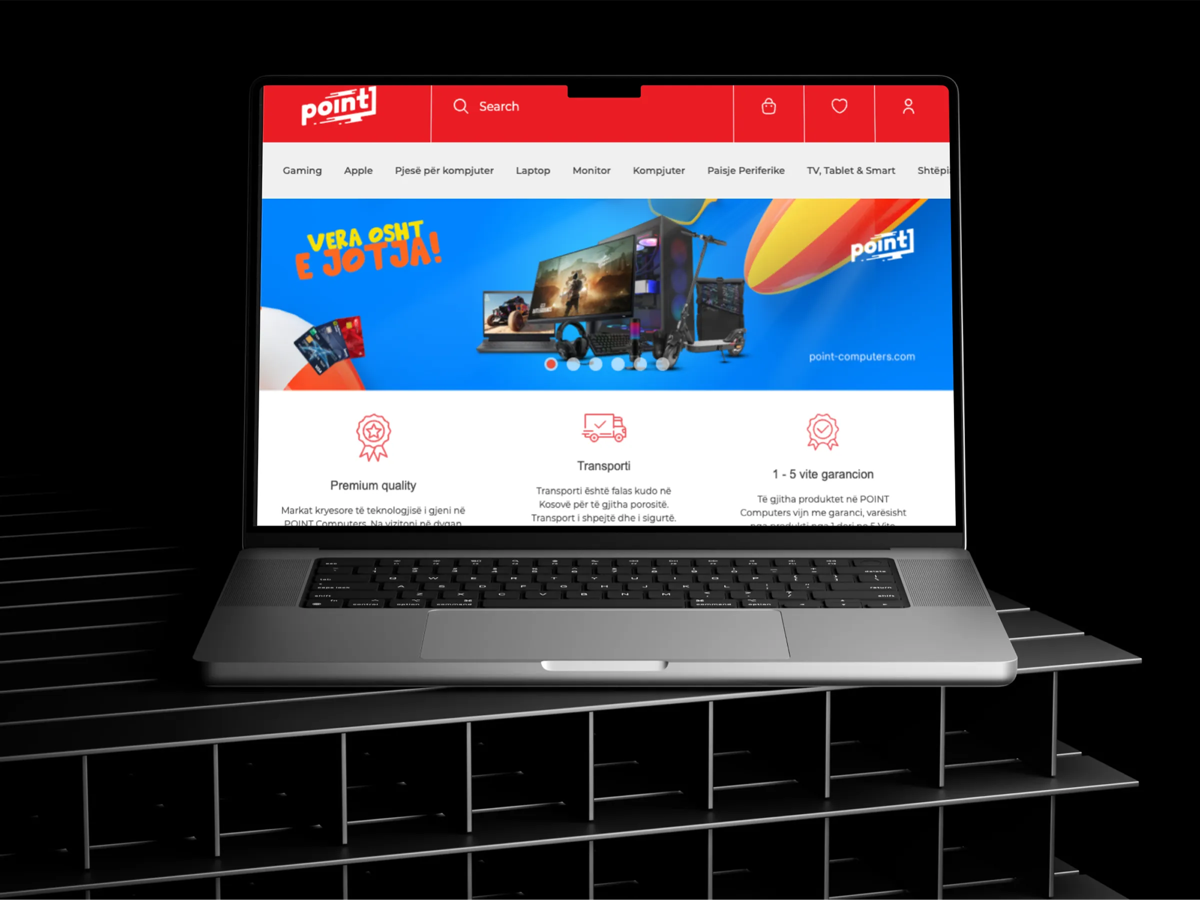 Point Computers E-Commerce-Plattform Kosovo